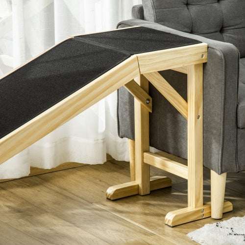 Ramp For Dog Bed, Pet Ramp For Dog With Non-slip Carpet And Top