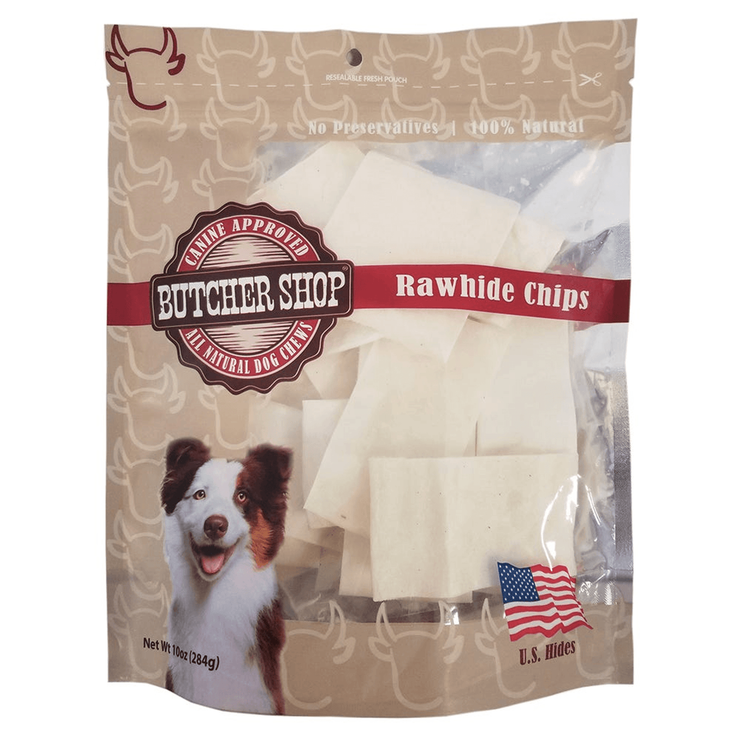 Premium 10 Oz Rawhide Strips for Dogs