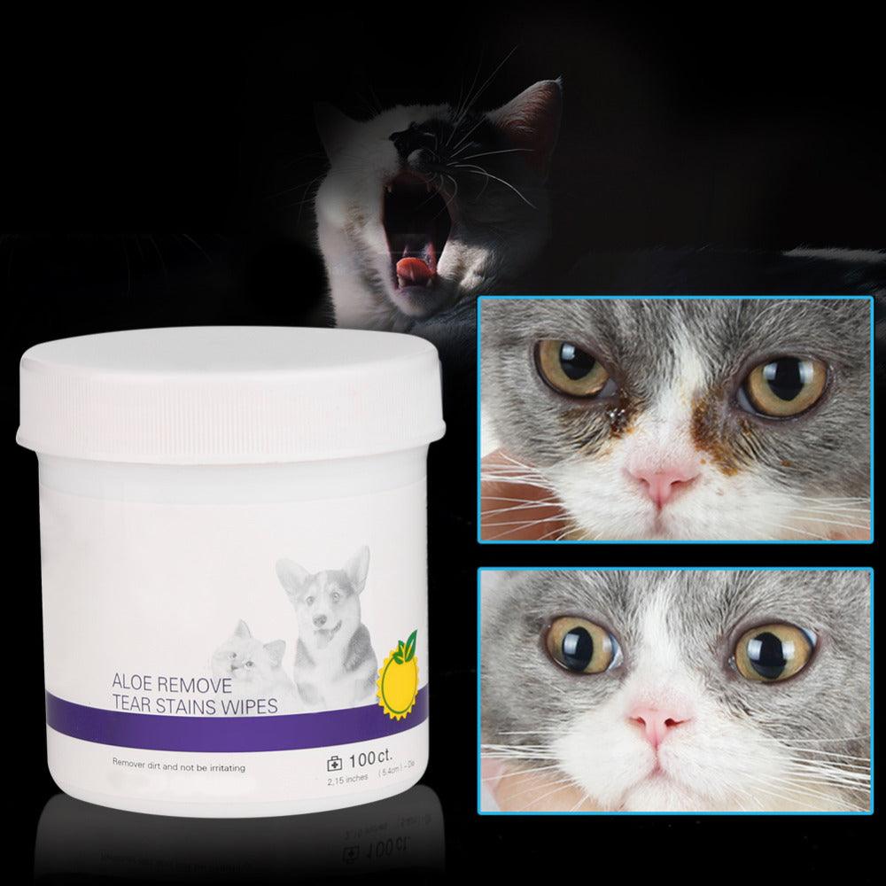Radiantpaws Tear Stain Eliminator: Pet Eye Grooming Wipes For Dogs And