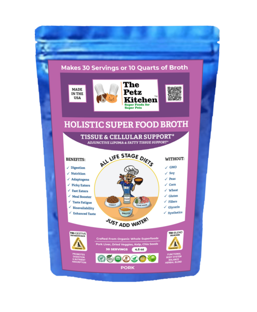 Petz Kitchen Super Food Broth for Enhanced Cellular Health