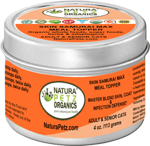 Skin Samurai Max Meal Topper for Optimal Skin and Coat Health in Pets