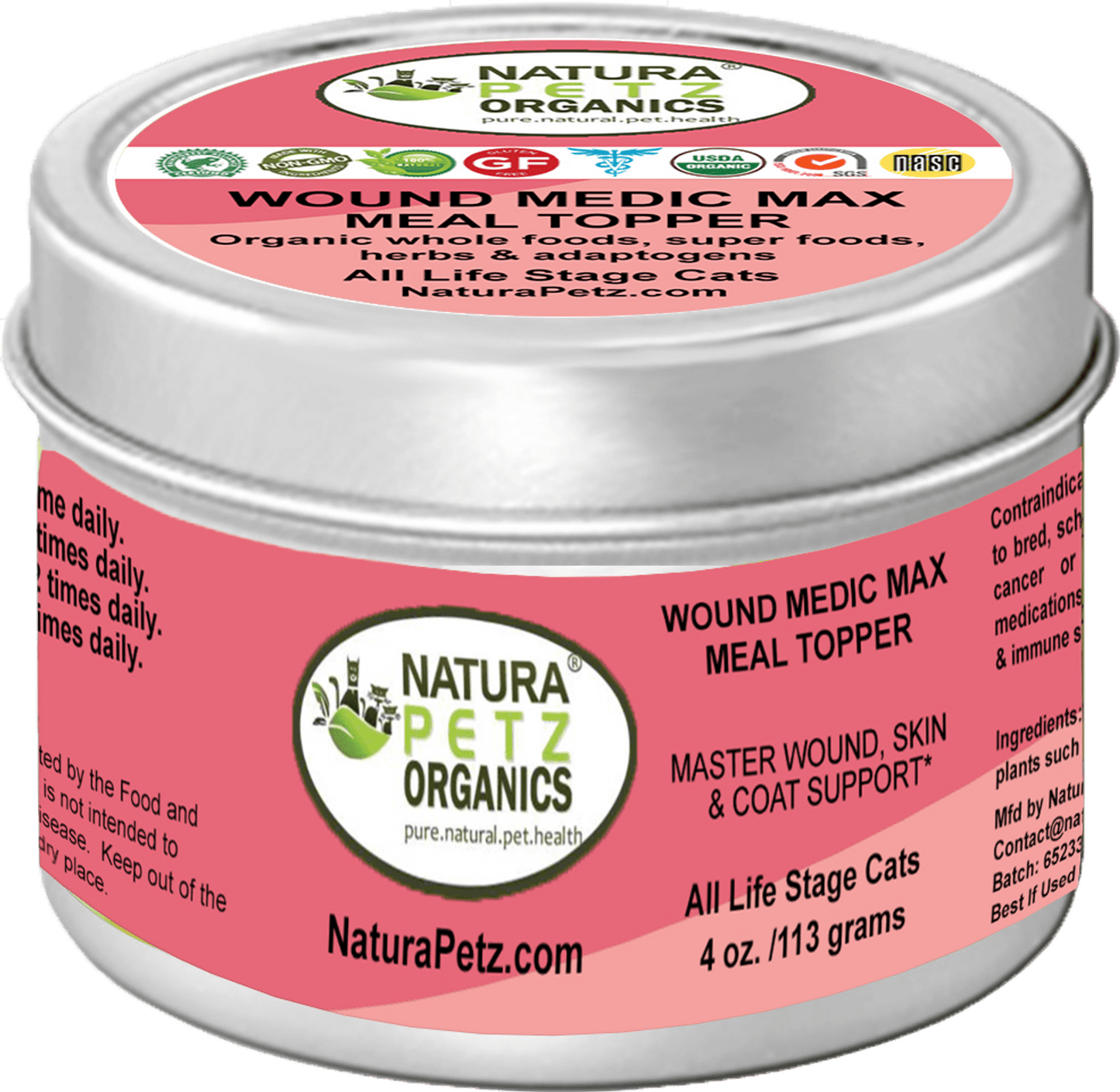 Wound Medic Max: Premium Nutritional Topper for Skin, Coat & Wound