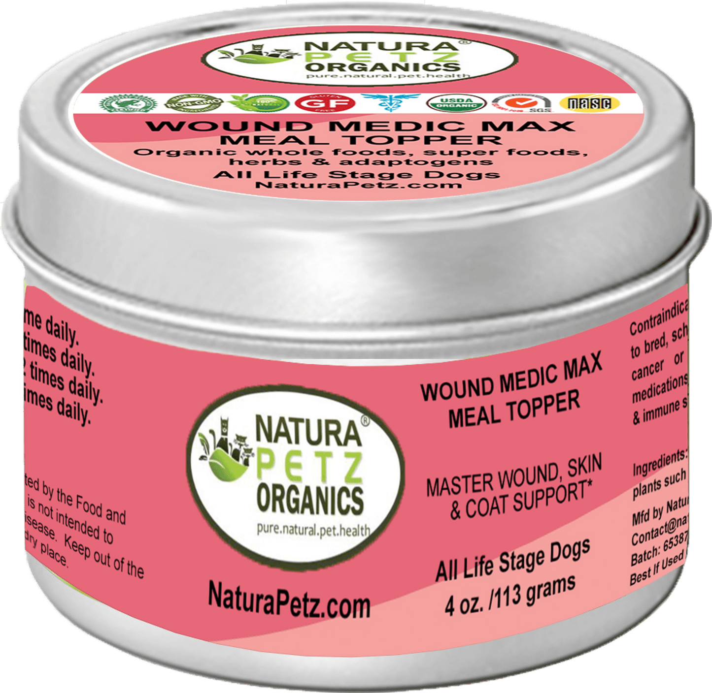 Wound Medic Max: Premium Nutritional Topper for Skin, Coat & Wound