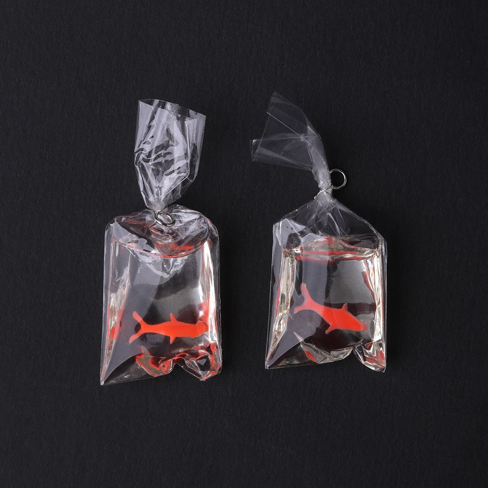 1Pair Artificial Water Bag Fish Miniature