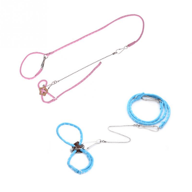Super Soft Adjustable Hamster Traction Rope With Bell