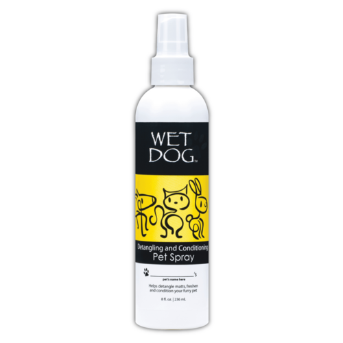 Wet Dog Natural Detangling and Conditioning Spray with Aloe and