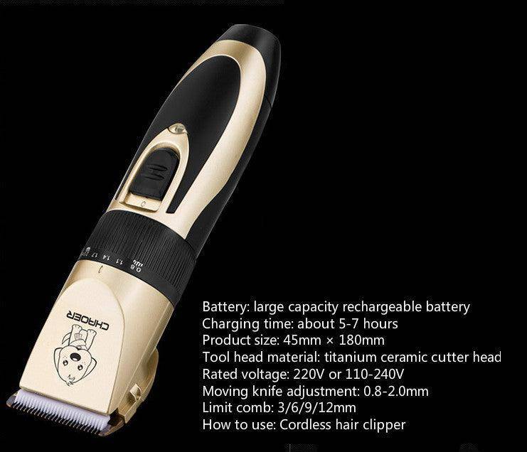 The Complete Pet Grooming Kit: Hair Trimmer And Electric Nail Clippers