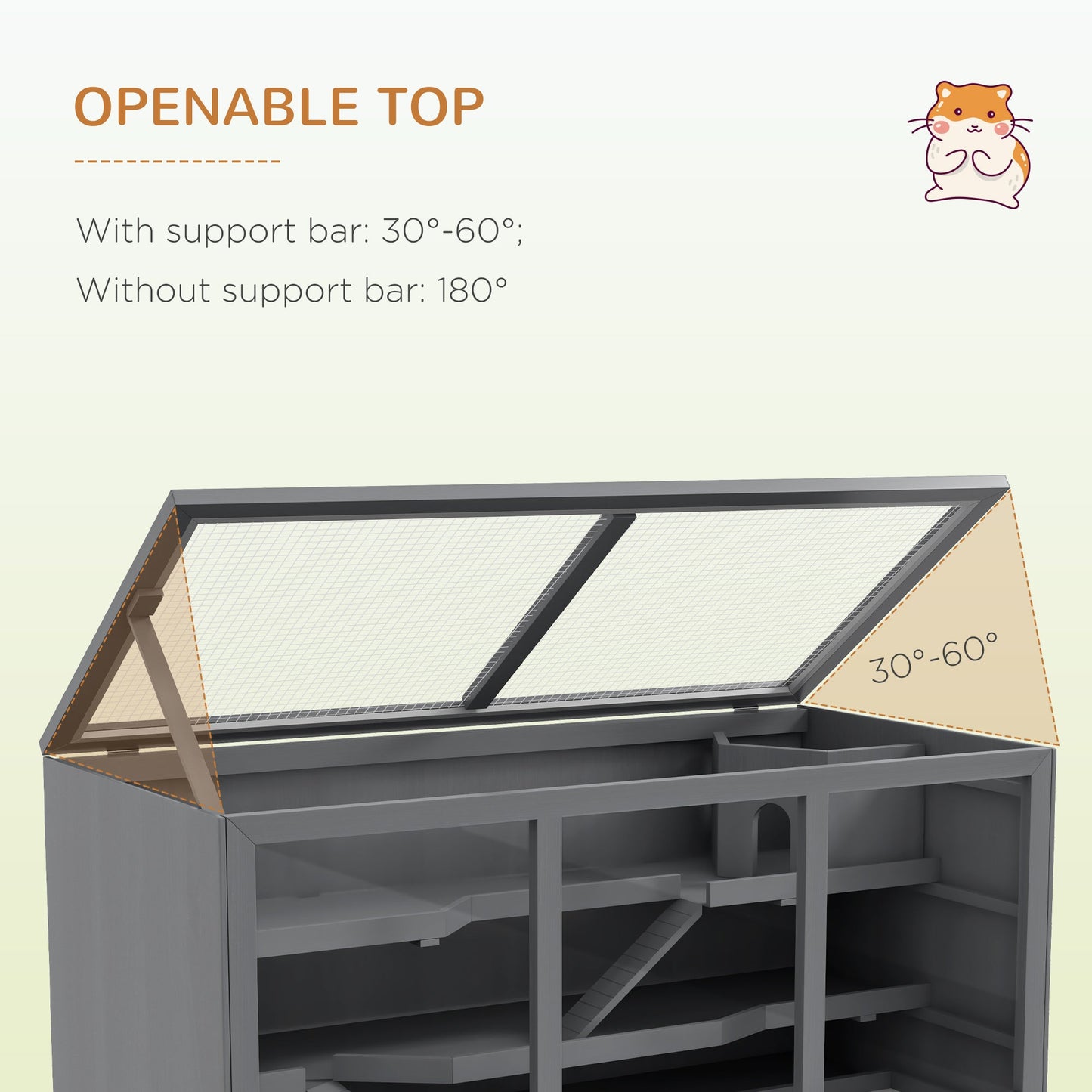 Oversized Wooden Hamster Cages, Gerbil Cages And Other Small Animal