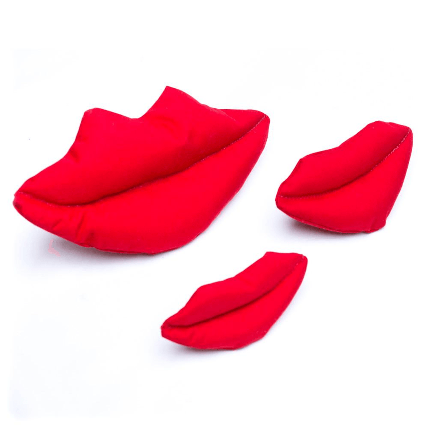 Squeaky Big Red Lips Dog Toy - Small