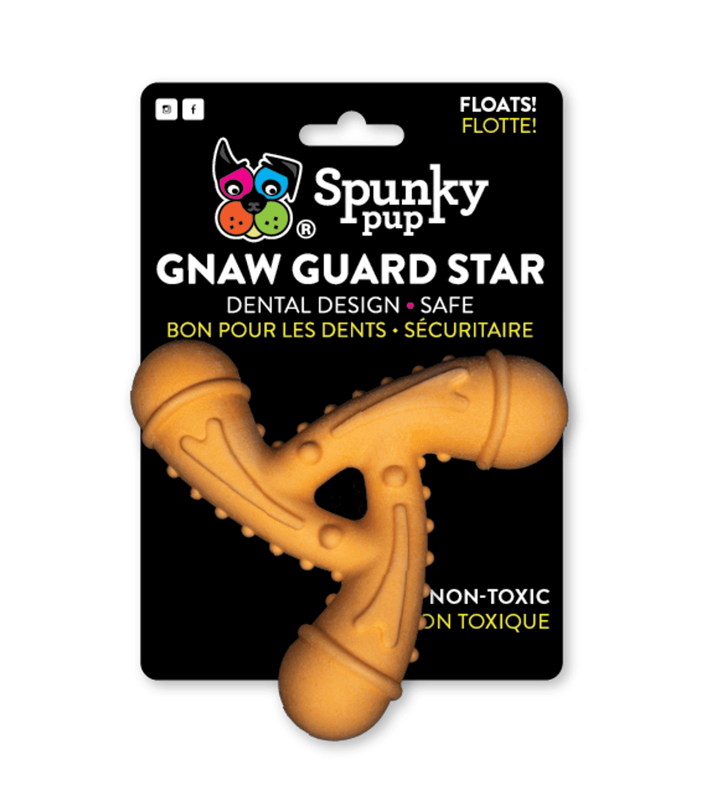 Gnaw Guard Floating Star Foam Dental Chew Toy