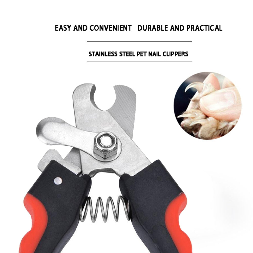 Stainless Steel Pet Nail Clipper Cutter