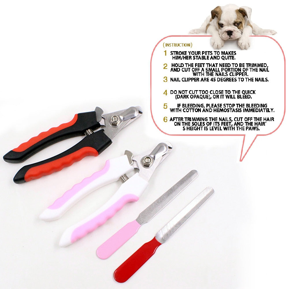 Stainless Steel Pet Nail Clipper Cutter