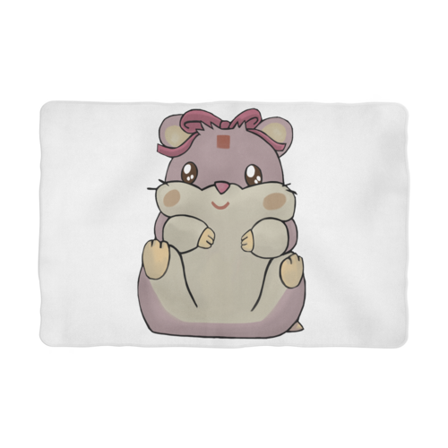 Purple Hamster Sublimation Pet Blanket