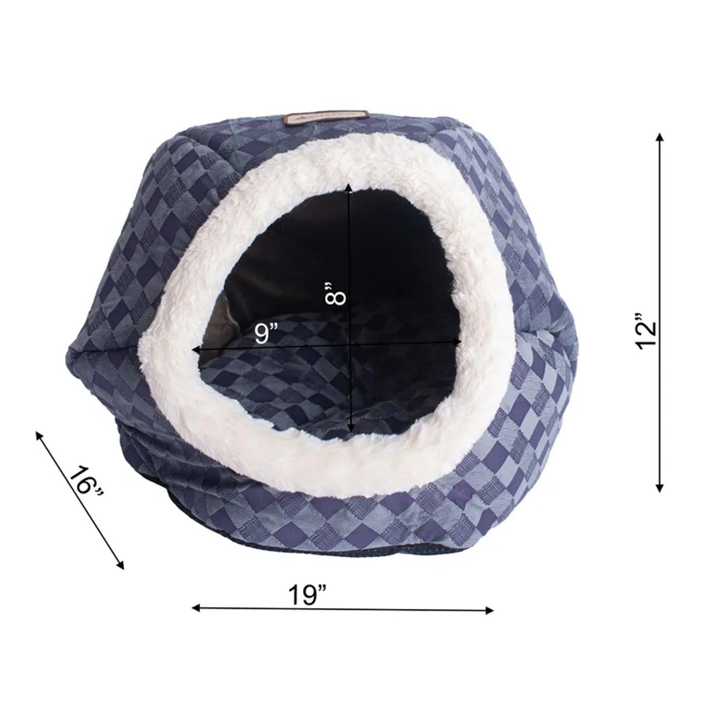 Armarkat Cuddle Cave Cat Bed for Cats and Small Dogs - 19x16x12 inches
