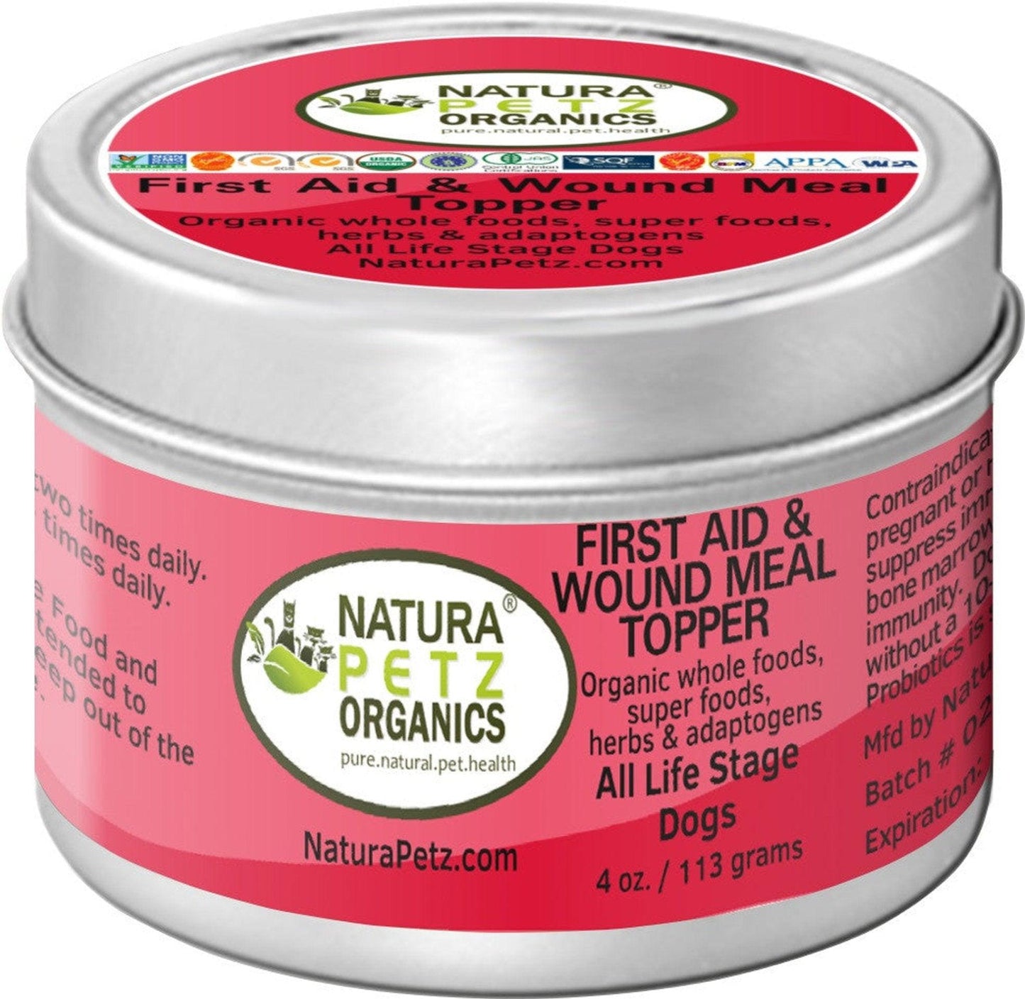 Comprehensive First Aid & Wound Support Meal Topper for Pets