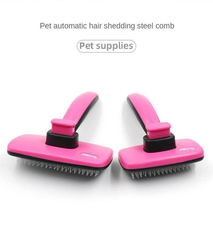Curly Dog Hair Removal Comb Grooming Brush Stainless Steel Cats Combs