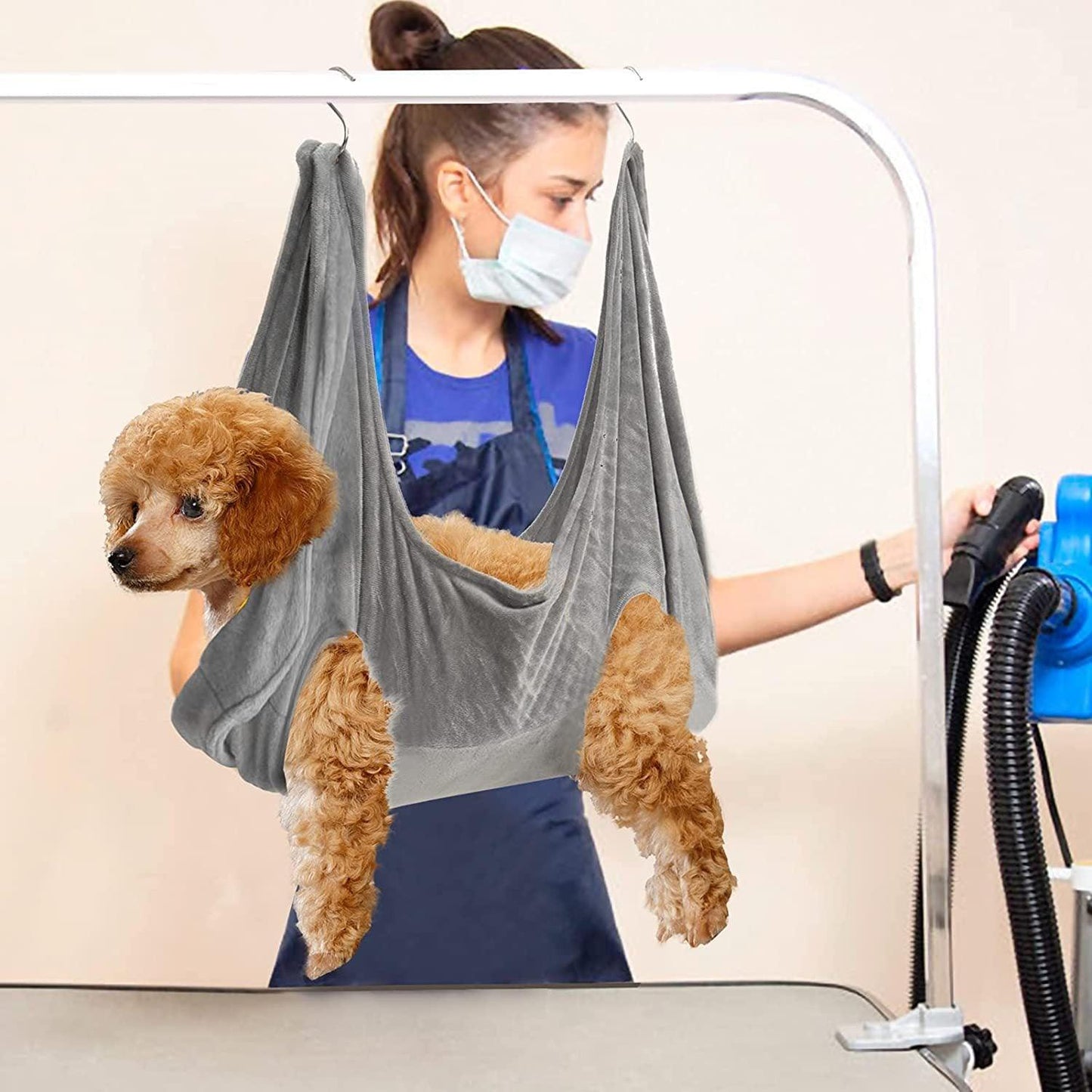 Pet Dog Cat Grooming Hammock Harness Dog Hammock Restraint Bag Helper