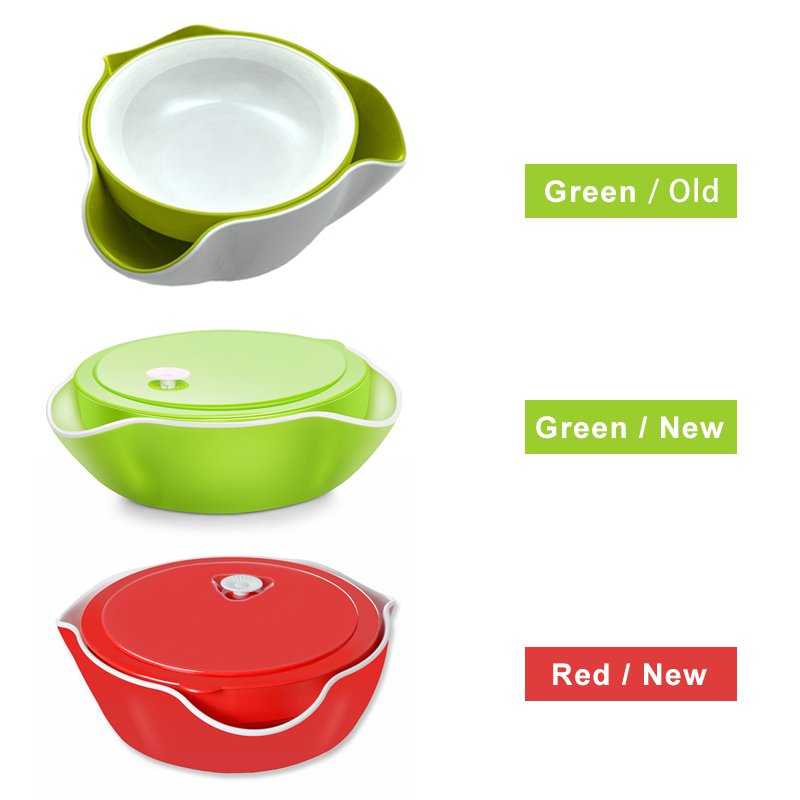 Double Dish Snacks Serving Dish Bowl