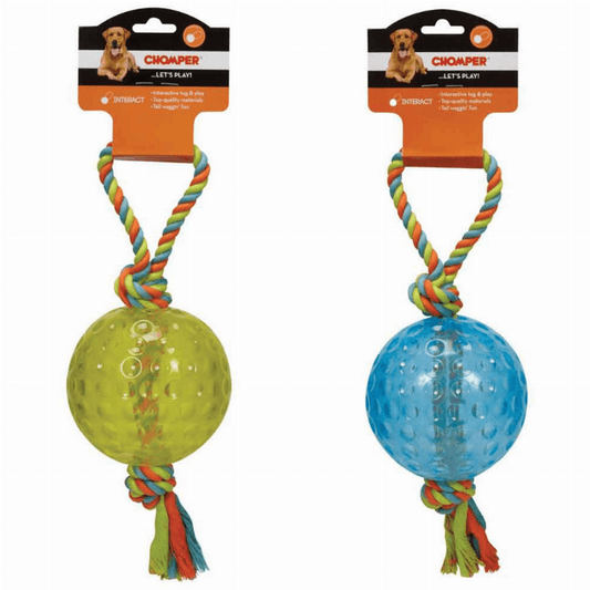 Premium 5-Inch TPR Tug Toy with Rope for Interactive Play