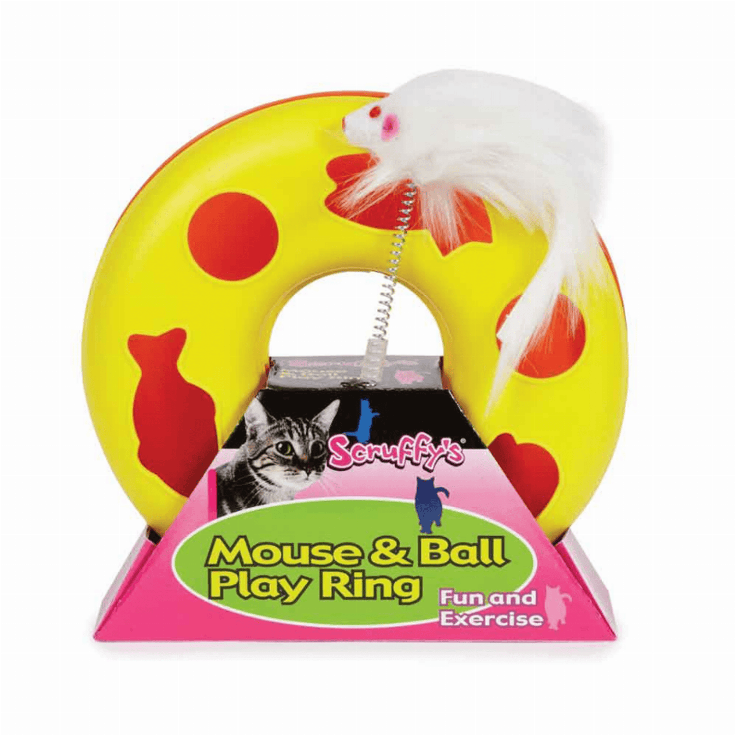 Scruffy's Interactive Mouse Ball Play Ring