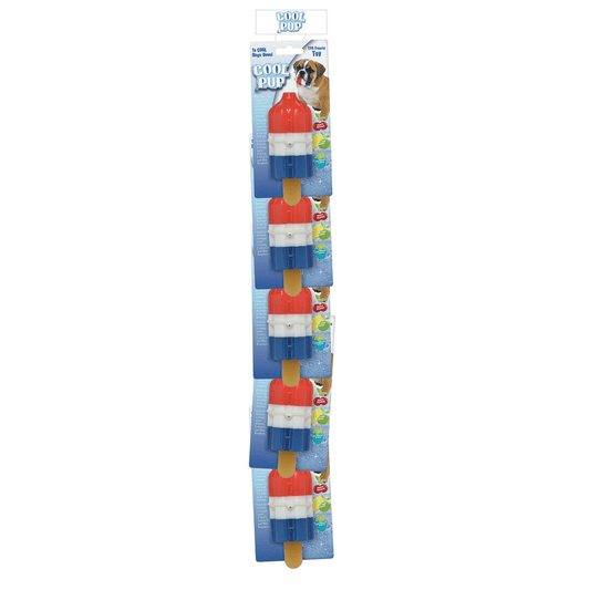 Mini Rocket Pop Chew Toy Clip Strip - 5 Pack