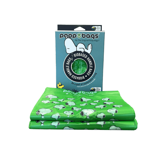 PEANUTS Handle Tie Waste Bags - Sustainable & Leakproof Clean-Up