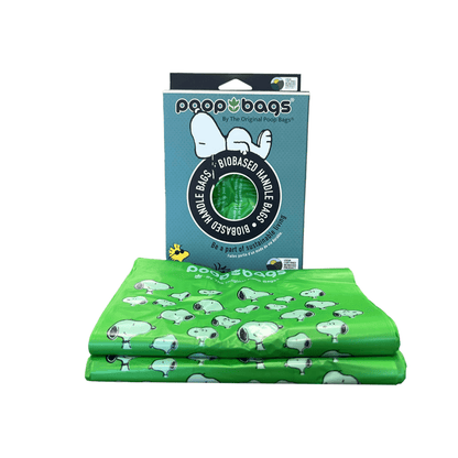 PEANUTS Handle Tie Waste Bags - Sustainable & Leakproof Clean-Up