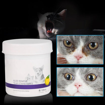 Radiantpaws Tear Stain Eliminator: Pet Eye Grooming Wipes For Dogs And