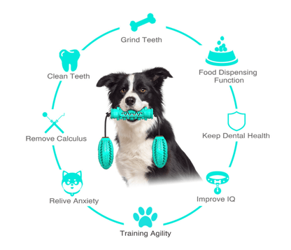 Pet Dental Delight: 360° Molar Bumps And Teeth Cleaning Toy