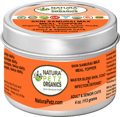 Skin Samurai Max Meal Topper for Optimal Skin and Coat Health in Pets