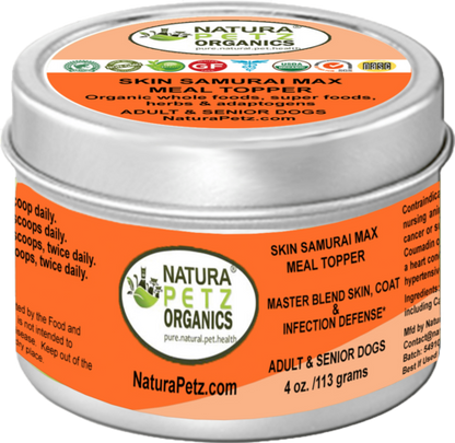 Skin Samurai Max Meal Topper for Optimal Skin and Coat Health in Pets