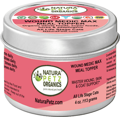 Wound Medic Max: Premium Nutritional Topper for Skin, Coat & Wound