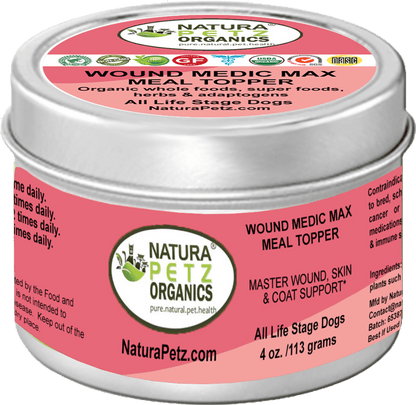 Wound Medic Max: Premium Nutritional Topper for Skin, Coat & Wound