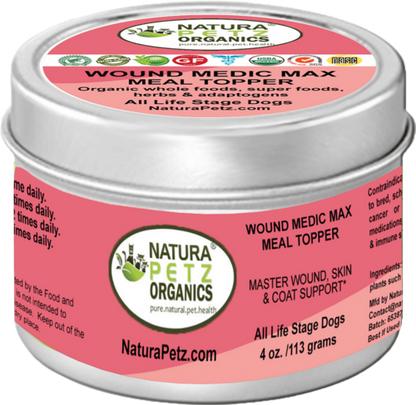 Wound Medic Max: Premium Nutritional Topper for Skin, Coat & Wound