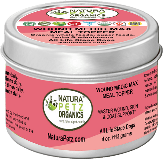 Wound Medic Max: Premium Nutritional Topper for Skin, Coat & Wound