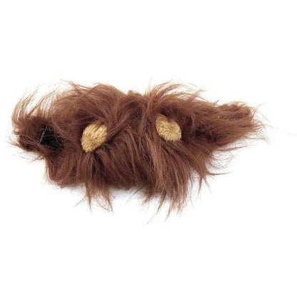 Funny Pet Hat For Small Dogs Cats Hat Emulation Lion Hair Mane Ears