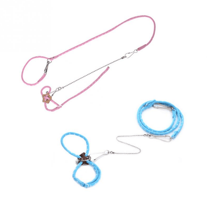 Super Soft Adjustable Hamster Traction Rope With Bell