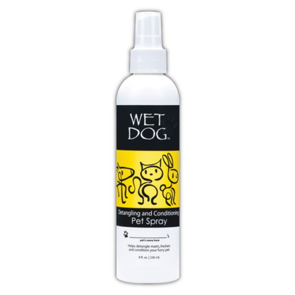 Wet Dog Natural Detangling and Conditioning Spray with Aloe and