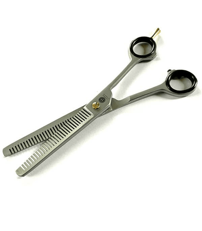 German Stainless Steel 6.5" Double Teeth Pet Grooming Shears