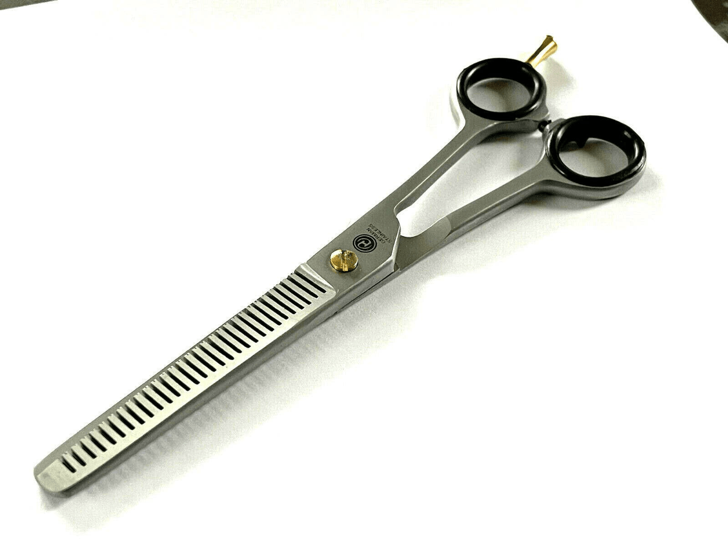 German Stainless Steel 6.5" Double Teeth Pet Grooming Shears