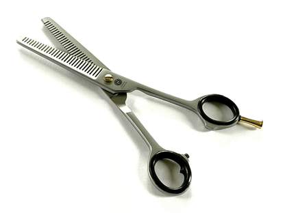 German Stainless Steel 6.5" Double Teeth Pet Grooming Shears