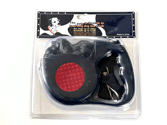 Reflective Retractable Dog Leash - 4.5m Strong Design for Medium to