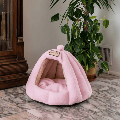 Armarkat Soft Pink Cat Bed - 18x18x16 inches