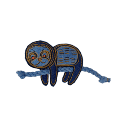 Sloth Crinkle and Tug Rope Toy – 2-in-1 Adventure
