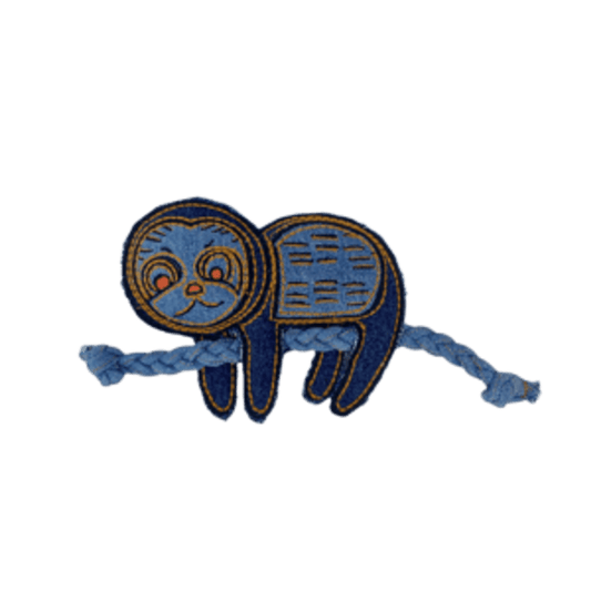 Sloth Crinkle and Tug Rope Toy – 2-in-1 Adventure