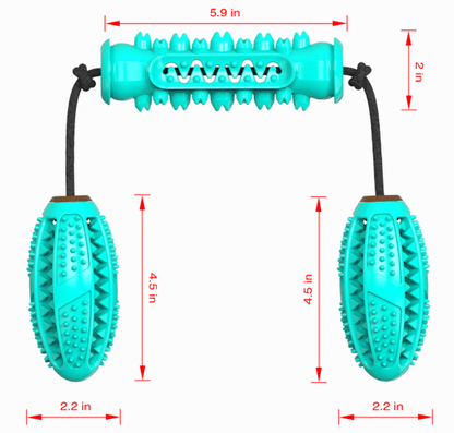 Pet Dental Delight: 360° Molar Bumps And Teeth Cleaning Toy