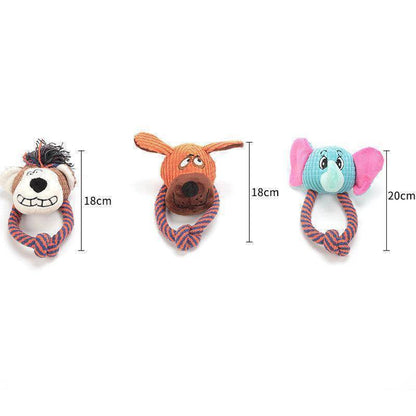 Playful Paws Cotton Rope Toys - Interactive Dog Teeth Cleaning And