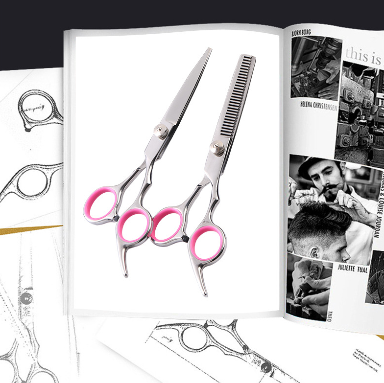 Pet Dog Grooming Scissors Stainless Straight Curved Thinning Shears