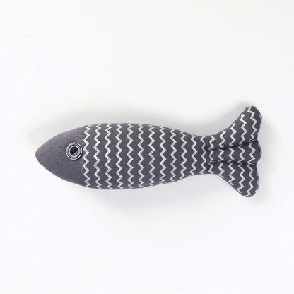 Linen Fish Pillow Cat Toy - The Hilarious Self-Hey Cat Entertainer