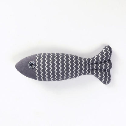 Linen Fish Pillow Cat Toy - The Hilarious Self-Hey Cat Entertainer